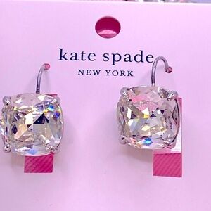 HOST PICK 12/21/24 NWT ✨Kate Spade Large Cushion Cut Drop Earrings ✨